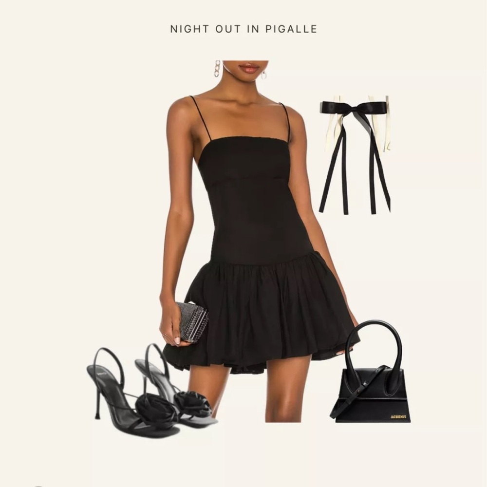 NBD black Arecia mini dress